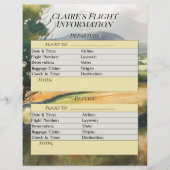 水彩カントリーサイドフライト詳細プランナーページ (正面)