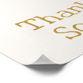 水彩ガチョウフローラ赤ちゃんシャワーブックギフト ポスター (角)