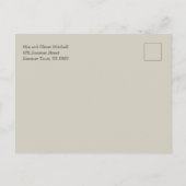 水彩ガチョウ赤ちゃんシャワー侵入葉書 ポストカード (裏面)