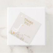 水彩ガチョウ野草ベビーシャワー フェイバータグ (インサイチュ)