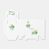 水彩ガラスのテラリウム多肉乳児シャワー フェイバーボックス (折り畳みなし)