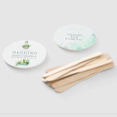 水彩ガラスのテラリウム多肉種結婚類 ハンドファン (組立なし)