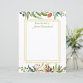 水彩ガーデンの葉縁ど紙シート (スタンド正面)