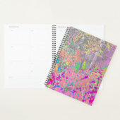 水彩ガーデンサンライズ（紫色の花を使用） プランナー手帳 (ディスプレー)