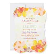 水彩ガーデンフラワーズリハ結婚ーサルディナー