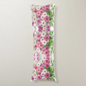 水彩ガーデンフロックス花 ボディピロー (正面縦)