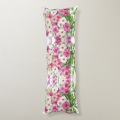 水彩ガーデンフロックス花 ボディピロー (裏面 (縦))