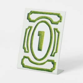 水彩ガーデンヘッジテーブル1 台座サイン