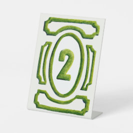 水彩ガーデンヘッジテーブル2 台座サイン