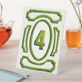 水彩ガーデンヘッジテーブル4 台座サイン (インサイチュ)