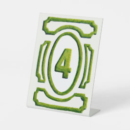 水彩ガーデンヘッジテーブル4 台座サイン