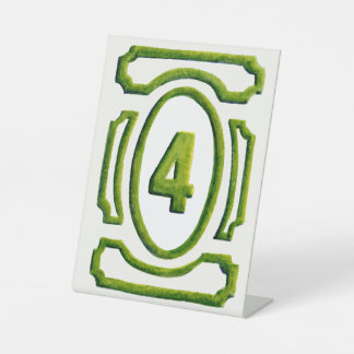 水彩ガーデンヘッジテーブル4 台座サイン