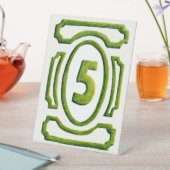 水彩ガーデンヘッジテーブル5 台座サイン (インサイチュ)