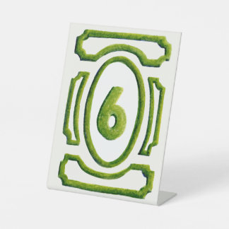 水彩ガーデンヘッジテーブル6 台座サイン