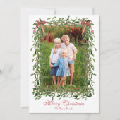 水彩ガーランドクリスマスカード シーズンカード (正面)