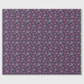 水彩キスギフトラップ ラッピングペーパー (フラット)