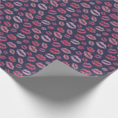 水彩キスギフトラップ ラッピングペーパー (角)