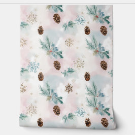 水彩キストマスをテーマにした 壁紙