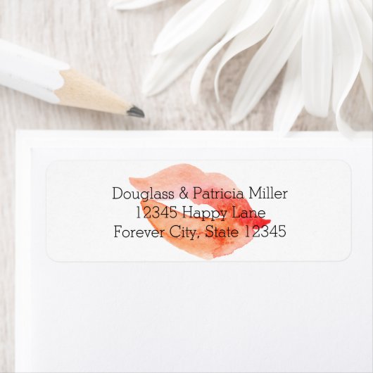 水彩キス ラベル (インサイチュ)