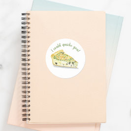 水彩キッシュお前をキッシュ出来る！ ラウンドシール