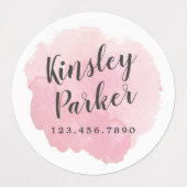 水彩キッズネーム防水 ラベル (デザイン1)