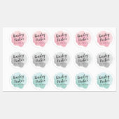 水彩キッズネーム防水 ラベル (シート)