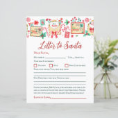 水彩キッズレターtoサンタ紙シート (スタンド正面)