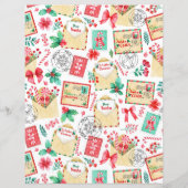 水彩キッズレターtoサンタ紙シート (裏面)