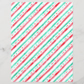 水彩キッズレターtoサンタ紙シート (裏面)