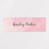 水彩キッズ防水名 ラベル (デザイン1)