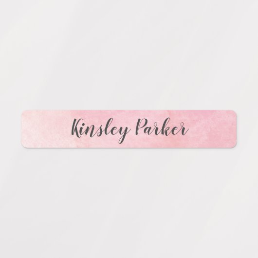 水彩キッズ防水名 ラベル (デザイン1)