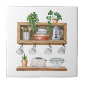 水彩キッチンアースボホスタイル タイル (正面)