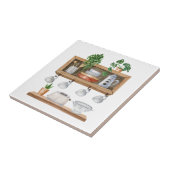 水彩キッチンアースボホスタイル タイル (側面)