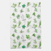 水彩キッチンハンドタオル キッチンタオル (縦)