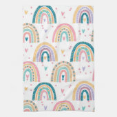 水彩キッチンハンドタオル キッチンタオル (縦)