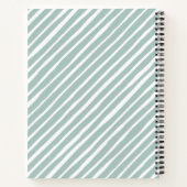 水彩キッチン用品パーソナライズされたレシピ ノートブック (裏面)