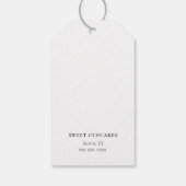 水彩キッチン ミキサー お菓子屋さん ありがとう ギフトタグ (裏面)