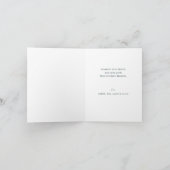 水彩キツネクリスマススリーズ非写真折り畳み シーズンカード (内部)