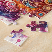 水彩キツネパズル ジグソーパズル (側面)