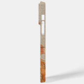 水彩キツネフローラのコレージパーソナライズされた名 Case-Mate iPhoneケース (裏面 / 左)