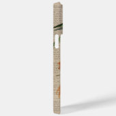 水彩キツネフローラのコレージパーソナライズされた名 Case-Mate iPhoneケース (裏面 / 右)