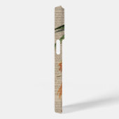 水彩キツネフローラのコレージパーソナライズされた名 Case-Mate iPhoneケース (裏面 / 右)