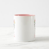 水彩キテイの子供用マグカップ ツートーンマグカップ (中央)