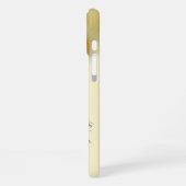 水彩キャットウィスカーピンクハートノーズカスタム iPhoneケース (左側面)