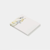 水彩キャットオレンジホワイト虎猫 ポストイット (アングル)