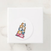 水彩キャットギフト フェイバータグ (インサイチュ)