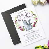 水彩キャットパーフェクトベビーシャワー 招待状