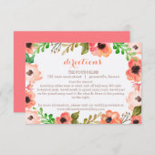 水彩キャノピー結婚のエンクロージャ/方向カード エンクロージャーカード (正面/裏面)