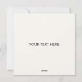 水彩キャンディケイン 赤いリボン ホーリー シーズンカード (裏面)