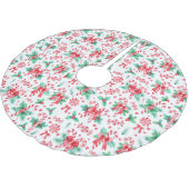 水彩キャンディーキャンディとペパーミントキャンディ ブラッシュドポリエステルツリースカート (アングル)